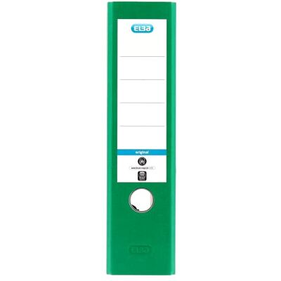 Elba 10428GN Smart Original Label Files Self-Adhesive Green A4 Spine 8 cm Pack of 10 Elba 10428GN Smart Original Label Files Self-Adhesive Green A4 Spine 8 cm Pack of 10