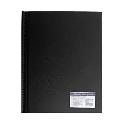 Exacompta Guildhall Premium Display Book, A3 Portrait, 24 Pockets, Black Exacompta Guildhall Premium Display Book, A3 Portrait, 24 Pockets, Black