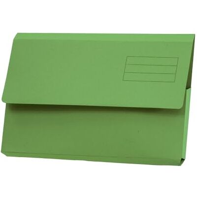 Exacompta Guildhall Plain Document Wallet, 345x245 mm, 250 gsm Green, Pack of 50 Exacompta Guildhall Plain Document Wallet, 345x245 mm, 250 gsm Green, Pack of 50