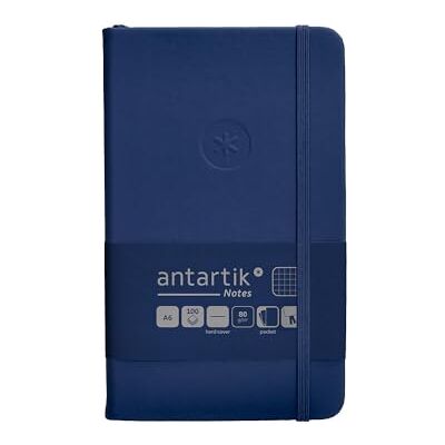 Antartik Notebook with Notebook Notes Hard Cover A6 Sheets Square Navy Blue 100 Sheets 80 GR FSC Antartik Notebook with Notebook Notes Hard Cover A6 Sheets Square Navy Blue 100 Sheets 80 GR FSC