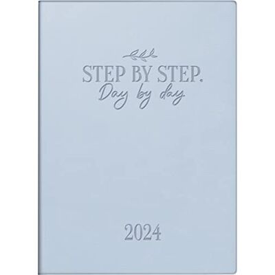 rido/idé Weekly calendar "Step by Step" model Technik S 2024 2 pages = 1 week sheet size 10 x 14 cm ice blue rido/idé Weekly calendar "Step by Step" model Technik S 2024 2 pages = 1 week sheet size 10 x 14 cm ice blue