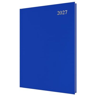 Collins 2027 Calendar Year Planner 12 Month A4 Day-to-Page Diary Hard Cover in Blue Debden Essential Range (ESSA41.60-27) Collins 2027 Calendar Year Planner 12 Month A4 Day-to-Page Diary Hard Cover in Blue Debden Essential Range (ESSA41.60-27)