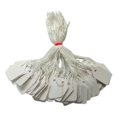 Janrax Box of 1000 White Merchandise Tags 32mm x 22mm Janrax Box of 1000 White Merchandise Tags 32mm x 22mm