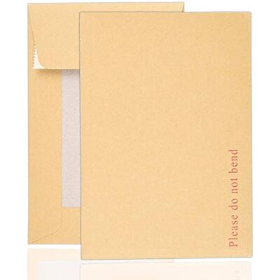 ARPAN 162 x 114 mm A6 C6 Manilla Hard Board Backed Envelopes Do Not Bend (Pack of 100) ARPAN 162 x 114 mm A6 C6 Manilla Hard Board Backed Envelopes Do Not Bend (Pack of 100)