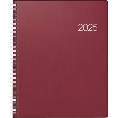 BRUNNEN Book Calendar Model Manager Wt 7 weektimer 2025 210 x 260 mm, Plastic, Wine Red BRUNNEN Book Calendar Model Manager Wt 7 weektimer 2025 210 x 260 mm, Plastic, Wine Red