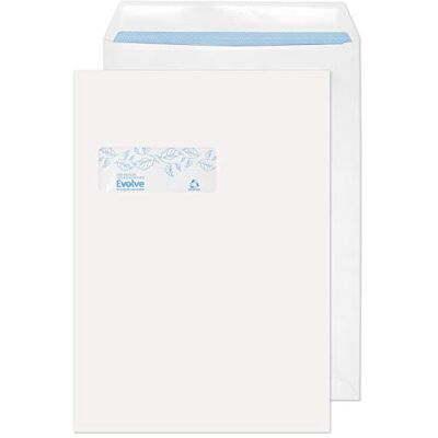 Blake Environmental Biodegradable & Recycled Envelopes (324 x 229mm) Pack of 250 Thickness 100GSM Self Seal FSC Certified White Envelopes Eco Stationery & Business Supplies (RD7892) Blake Environmental Biodegradable & Recycled Envelopes (324 x 229mm) Pack of 250 Thickness 100GSM Self Seal FSC Certified White Envelopes Eco Stationery & Business Supplies (RD7892)