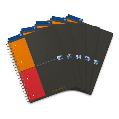 Oxford International A4 Polypropylene Project Wirebound Ruled Managers Book Oxford International A4 Polypropylene Project Wirebound Ruled Managers Book
