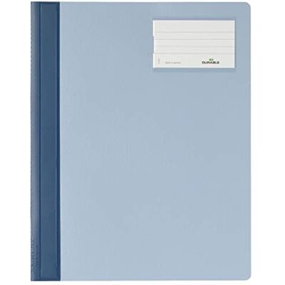 Durable 250007 Slip Folder, A4 Extra Wide (Pack of 25) Blue Durable 250007 Slip Folder, A4 Extra Wide (Pack of 25) Blue