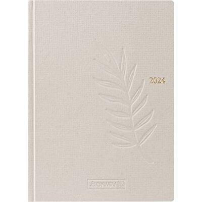 BRUNNEN Daily calendar model 736 2024, 1 page = 1 day, sheet size 10 x 14 cm, hemp BRUNNEN Daily calendar model 736 2024, 1 page = 1 day, sheet size 10 x 14 cm, hemp