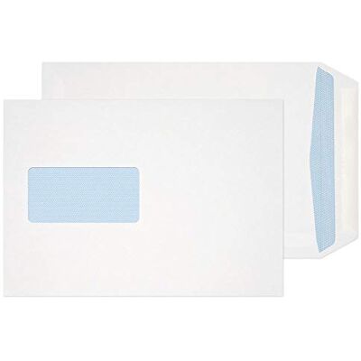 Blake Envelopes Purely Everyday 13047 Versandtasche Naßklebung Fenster Weiß C5 229 x 162 mm 90 g/m² 500 Stück Blake Envelopes Purely Everyday 13047 Versandtasche Naßklebung Fenster Weiß C5 229 x 162 mm 90 g/m² 500 Stück