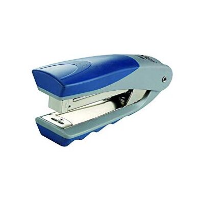 Rexel Centor Half Strip Stapler, 25 Sheet Capacity, Uses 24/6 and 26/6 Staples, Includes Staples, Metal Body, Blue/Back, 2100596 Rexel Centor Half Strip Stapler, 25 Sheet Capacity, Uses 24/6 and 26/6 Staples, Includes Staples, Metal Body, Blue/Back, 2100596