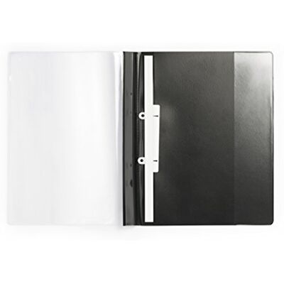 Durable Duraplus De Luxe 258901 Clear View Presentation Folder A4 Black (Pack of 25) Durable Duraplus De Luxe 258901 Clear View Presentation Folder A4 Black (Pack of 25)