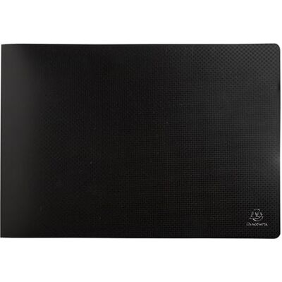 Exacompta Ref 86530E Box of 5 OPAK document holders 20 smooth crystal pockets 40 sheets for A3 size size 32 x 48 cm semi-rigid polypropylene cover black colour Exacompta Ref 86530E Box of 5 OPAK document holders 20 smooth crystal pockets 40 sheets for A3 size size 32 x 48 cm semi-rigid polypropylene cover black colour