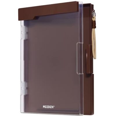 MEEDEN Portable Sketch Drawing Board: Large Capacity Clipboard with Storage Holds up to 9" x 12" Paper Heavy Duty ABS Art Sktech Clip Board with Pen Holder for Beginners & Art Studio, Brown MEEDEN Portable Sketch Drawing Board: Large Capacity Clipboard with Storage Holds up to 9" x 12" Paper Heavy Duty ABS Art Sktech Clip Board with Pen Holder for Beginners & Art Studio, Brown