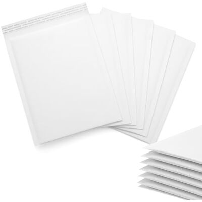 Postmaster Padded Envelopes A5 White Peel Seal Bubble Mailers 170 x 225mm, 50 Pack Postmaster Padded Envelopes A5 White Peel Seal Bubble Mailers 170 x 225mm, 50 Pack