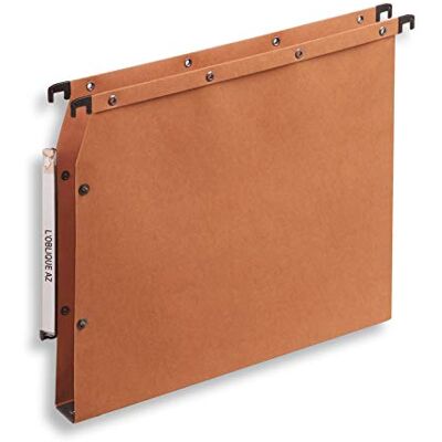 Elba AZV Ultimate A4 Manilla Lateral Suspension Files, 30mm Base, 240 gsm Orange (Pack of 25) Elba AZV Ultimate A4 Manilla Lateral Suspension Files, 30mm Base, 240 gsm Orange (Pack of 25)