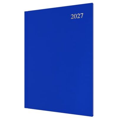 Collins 2027 Calendar Year Planner 12 Month A4 Week-to-View Diary Hard Cover in Blue Debden Essential Range (ESSA43.60-27) Collins 2027 Calendar Year Planner 12 Month A4 Week-to-View Diary Hard Cover in Blue Debden Essential Range (ESSA43.60-27)