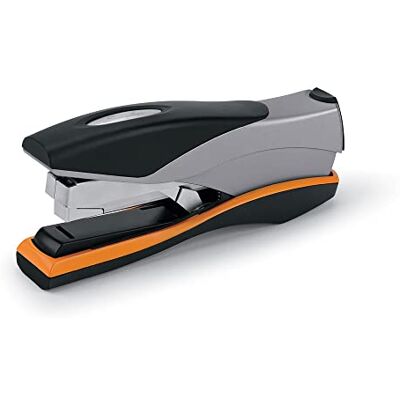 Swingline Stapler, Full Strip Desktop Stapler, 40 Sheet Capacity, Low Force, Optima 40, Silver/Black/Orange (87840) Swingline Stapler, Full Strip Desktop Stapler, 40 Sheet Capacity, Low Force, Optima 40, Silver/Black/Orange (87840)