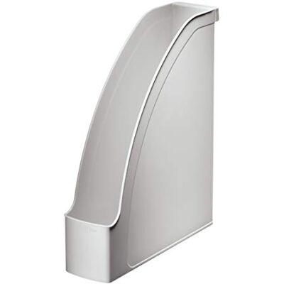 Leitz Magazine File A4, Pack of 6, for Use in Portrait and Landscape Format, Grey, Plus Series, 24760085 Leitz Magazine File A4, Pack of 6, for Use in Portrait and Landscape Format, Grey, Plus Series, 24760085