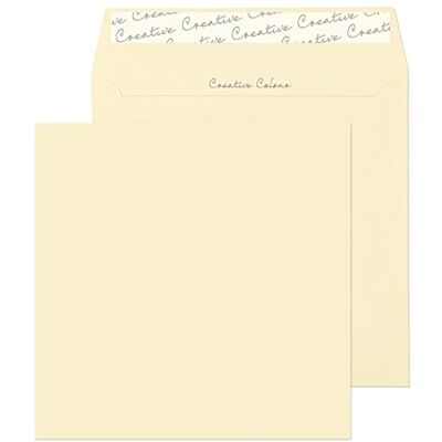 Blake Creative Colour 155 x 155 mm 120 gsm Square Peel & Seal Envelopes (753) Clotted Cream Pack of 500 Blake Creative Colour 155 x 155 mm 120 gsm Square Peel & Seal Envelopes (753) Clotted Cream Pack of 500