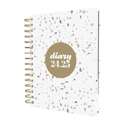 Collins Scandi Mid Year Diary Planner A5 Day To Page Academic Year 2024-25 White Terrazzo Daily Mid Year Journal for Students, Teachers E-PW51M.TZWH-2425 August 2024 to August 2025 Collins Scandi Mid Year Diary Planner A5 Day To Page Academic Year 2024-25 White Terrazzo Daily Mid Year Journal for Students, Teachers E-PW51M.TZWH-2425 August 2024 to August 2025
