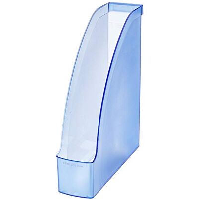Leitz Plus 24760034 Magazine File Set of 6 Frosted Blue Leitz Plus 24760034 Magazine File Set of 6 Frosted Blue
