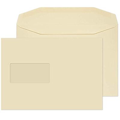 Blake Purely Everyday C5 162 x 229 mm 100 gsm Gummed Mailer Window Envelopes (C6178W) Cream Pack of 500 Blake Purely Everyday C5 162 x 229 mm 100 gsm Gummed Mailer Window Envelopes (C6178W) Cream Pack of 500