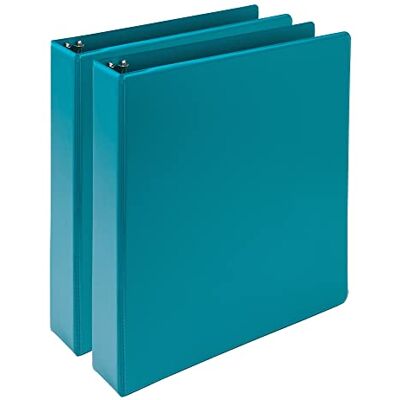 Samsill Earth’s Choice™, Durable Fashion Color 3 Ring View Binder, 1.5 Inch Round Ring, Up to 25% Plant Based Plastic, Eco-Friendly, USDA Certified Biobased, Turquoise, Value 2 Pack Samsill Earth’s Choice™, Durable Fashion Color 3 Ring View Binder, 1.5 Inch Round Ring, Up to 25% Plant Based Plastic, Eco-Friendly, USDA Certified Biobased, Turquoise, Value 2 Pack