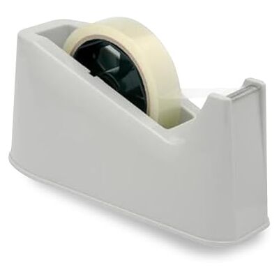 G4GADGET Heavy Duty, Tape Dispenser Weighted, Non-Skid Rubber Base High-Quality, Sharp Cutting Blade, Desktop Adhesive Distributor Uniform Cutting One Hand Dispensing (White) G4GADGET Heavy Duty, Tape Dispenser Weighted, Non-Skid Rubber Base High-Quality, Sharp Cutting Blade, Desktop Adhesive Distributor Uniform Cutting One Hand Dispensing (White)