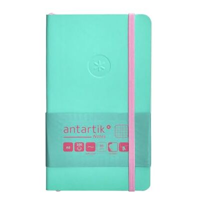 Antartik Notebook with Notebook Notes Soft Cover A6 Square Pink and Turquoise 100 Sheets 80 g FSC Antartik Notebook with Notebook Notes Soft Cover A6 Square Pink and Turquoise 100 Sheets 80 g FSC