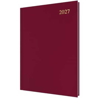 Collins 2027 Calendar Year Planner 12 Month A4 Day-to-Page Diary Hard Cover in Brown Debden Essential Range (ESSA41.78-27) Collins 2027 Calendar Year Planner 12 Month A4 Day-to-Page Diary Hard Cover in Brown Debden Essential Range (ESSA41.78-27)