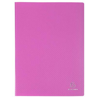 Exacompta OPAK 88427E Box of 10 Document Sleeves 40 Smooth Crystal Sleeves 80 Pages A4 Size 24 x 32 cm Semi-Rigid Polypropylene Cover Pink Colour Exacompta OPAK 88427E Box of 10 Document Sleeves 40 Smooth Crystal Sleeves 80 Pages A4 Size 24 x 32 cm Semi-Rigid Polypropylene Cover Pink Colour