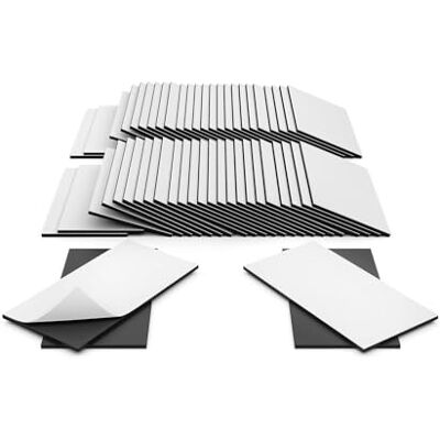 The Magnet Shop TMS Self Adhesive Magnets for Crafts Pairs of Small Sticky Magnetic Strips, 0.85mm thick (10 Pairs, 35 x 20mm) The Magnet Shop TMS Self Adhesive Magnets for Crafts Pairs of Small Sticky Magnetic Strips, 0.85mm thick (10 Pairs, 35 x 20mm)