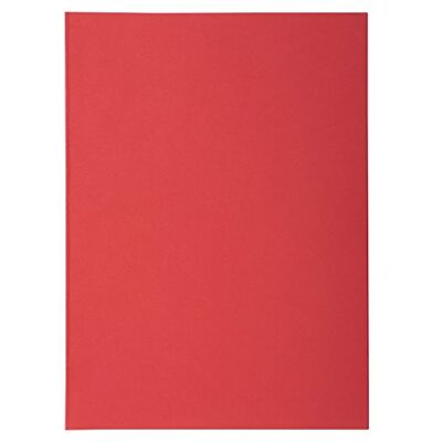 Exacompta Ref 850012E Super Square Cut Folders 22 x 31cm in Size, Suitable for Storing & Holding A4 Documents, 60gsm Material Red (Pack of 250) Exacompta Ref 850012E Super Square Cut Folders 22 x 31cm in Size, Suitable for Storing & Holding A4 Documents, 60gsm Material Red (Pack of 250)