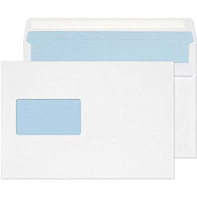 Blake Purely Everyday C5++ 162 x 238 mm 90 gsm Self Seal CBC Window Envelopes (2802CBC) Pack of 500 Blake Purely Everyday C5++ 162 x 238 mm 90 gsm Self Seal CBC Window Envelopes (2802CBC) Pack of 500