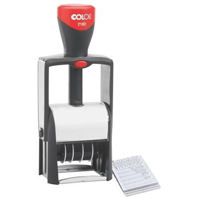 COLOP -Stempelwaren 2160 RL Set 2331502230 Adjustable Ink Stamp COLOP -Stempelwaren 2160 RL Set 2331502230 Adjustable Ink Stamp