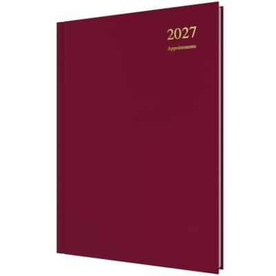 Collins 2027 Calendar Year Planner 12 Month A4 Day-to-Page Diary Hard Cover in Brown Debden Essential Range (ESSA41A.78-27) Collins 2027 Calendar Year Planner 12 Month A4 Day-to-Page Diary Hard Cover in Brown Debden Essential Range (ESSA41A.78-27)