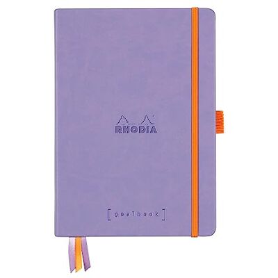 Rhodia Hardcover Goal Book, A5, Dot Iris Rhodia Hardcover Goal Book, A5, Dot Iris
