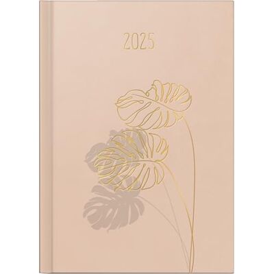 rido/idé Book Calendar Model Mentor 2025 "Monstera" A5, Faux Leather rido/idé Book Calendar Model Mentor 2025 "Monstera" A5, Faux Leather