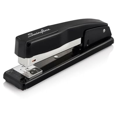 Swingline Desk Stapler, Commercial, 20 Sheets Capacity, Black (S7044401) Swingline Desk Stapler, Commercial, 20 Sheets Capacity, Black (S7044401)