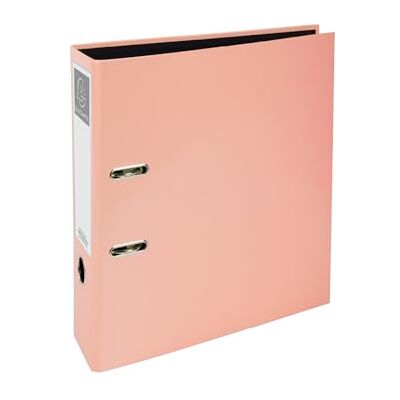 Exacompta A4 Lever Arch File, 75mm, Office Binder, Pack of 3 in Pastel Pink, Stationery Folders for Paperwork and Document Organisation- 227/0004Z Exacompta A4 Lever Arch File, 75mm, Office Binder, Pack of 3 in Pastel Pink, Stationery Folders for Paperwork and Document Organisation- 227/0004Z