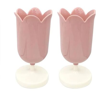 Wwyan 2Pcs Pink Plastic Tulip Pen Holder Cute Pens Cup for Desk Pen Brush Organizer Office Stationery Supplies Home Decor Desk Supplies Holders and Dispensers Workspace Organizers Wwyan 2Pcs Pink Plastic Tulip Pen Holder Cute Pens Cup for Desk Pen Brush Organizer Office Stationery Supplies Home Decor Desk Supplies Holders and Dispensers Workspace Organizers