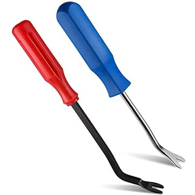 Bstepompre Upholstery Staple Nail Remover Tool, 2 Pcs Steel Nail Puller Remover Tool for Remove Staple in Furniture Wooden Case Bstepompre Upholstery Staple Nail Remover Tool, 2 Pcs Steel Nail Puller Remover Tool for Remove Staple in Furniture Wooden Case