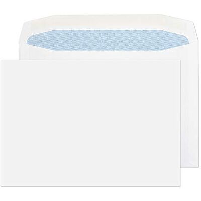Blake Envelopes Purely Everyday C4 229 x 324 mm enveloppes gommées avec fenêtre-Blanc-Lot de 250 Blake Envelopes Purely Everyday C4 229 x 324 mm enveloppes gommées avec fenêtre-Blanc-Lot de 250