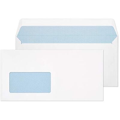 Blake Purely Everyday DL 110 x 220 mm 120 GSM Superior Pocket Peel & Seal Window Envelopes (34884) Ultra White Pack of 500 Blake Purely Everyday DL 110 x 220 mm 120 GSM Superior Pocket Peel & Seal Window Envelopes (34884) Ultra White Pack of 500