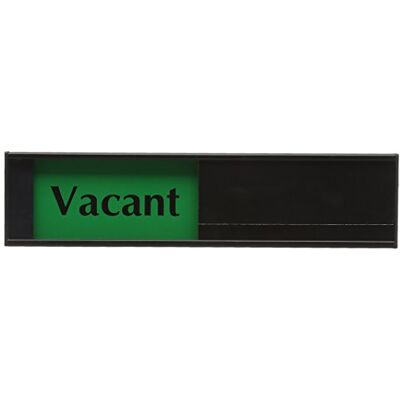 SIGNS & LABELS V6DB/VE Sliding Sign, Vacant/Engaged, Self Adhesive SIGNS & LABELS V6DB/VE Sliding Sign, Vacant/Engaged, Self Adhesive
