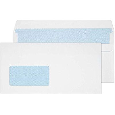Blake Envelopes Purely Everyday 15884 Briefumschläge Selbstklebend Mit Fenster Weiß DL+ 114 x 229 mm 90g/m² 1000 Stück Blake Envelopes Purely Everyday 15884 Briefumschläge Selbstklebend Mit Fenster Weiß DL+ 114 x 229 mm 90g/m² 1000 Stück