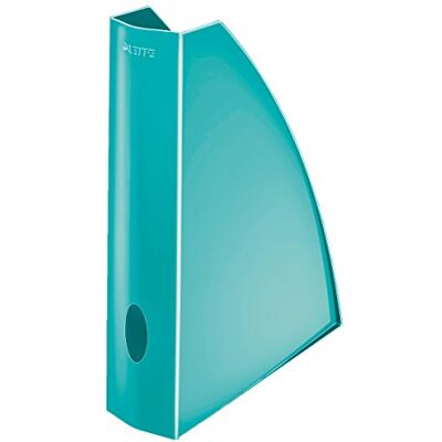Leitz Magazine File, A4, WOW Range, Metallic Ice Blue Leitz Magazine File, A4, WOW Range, Metallic Ice Blue