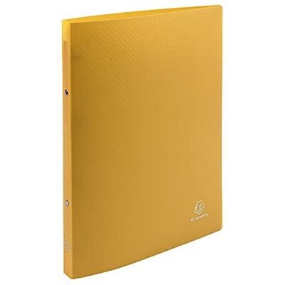 Exacompta ref. 54196SE Set of 5 OPAK flexible binders 2 round rings, diameter 15 mm Spine 20 mm External dimensions: 32 x 25 cm A4 file format Colour: yellow Exacompta ref. 54196SE Set of 5 OPAK flexible binders 2 round rings, diameter 15 mm Spine 20 mm External dimensions: 32 x 25 cm A4 file format Colour: yellow