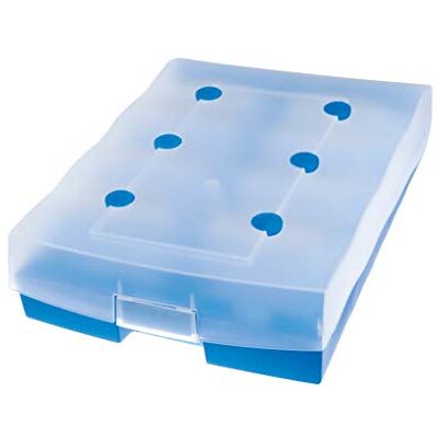 HAN 9987-643, CROCO-DUO archive box, for 2,200 cards A8 withA-Z guide cards dividers and 8 support plates, translucent blue HAN 9987-643, CROCO-DUO archive box, for 2,200 cards A8 withA-Z guide cards dividers and 8 support plates, translucent blue